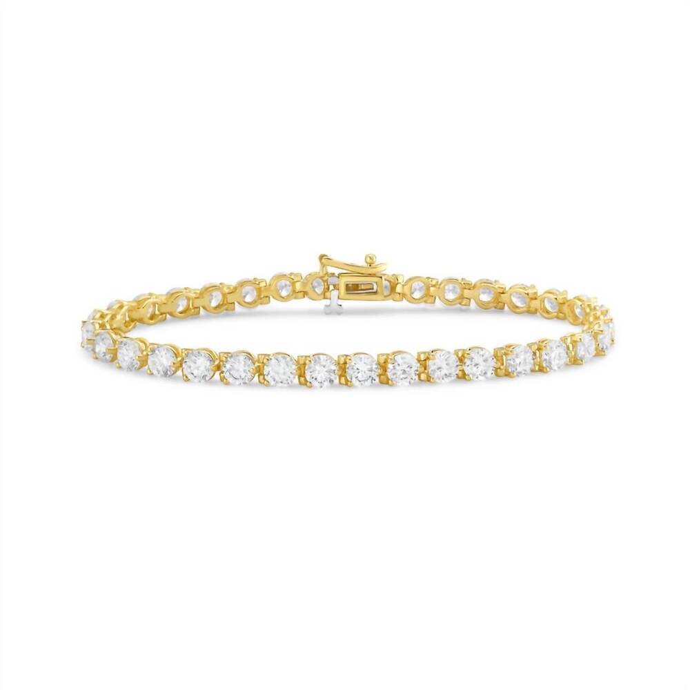 NEW DIANA M JEWELS women's round lab-grown diamond jewelry bracelet (9.00 ct) -